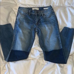 Pacsun 2 Tone On Knee Jeans